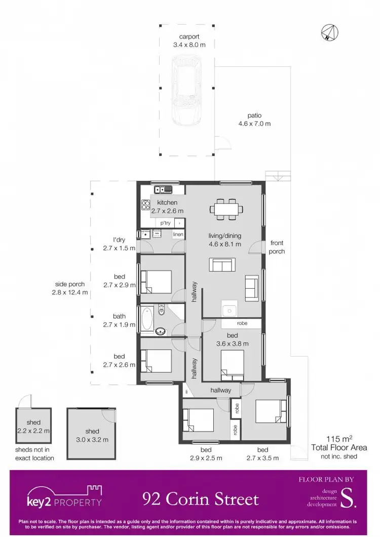 Floorplan of Homely house listing, 92 Corin Street, West Launceston TAS 7250