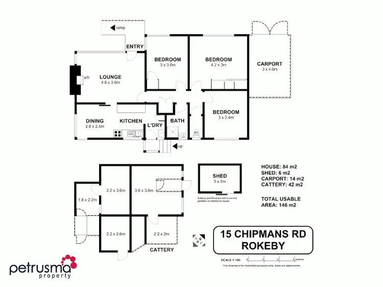 Floorplan of Homely house listing, 15 Chipmans Road, Rokeby TAS 7019