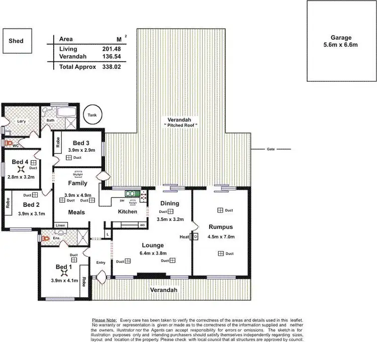 Floorplan of Homely house listing, Address available on request