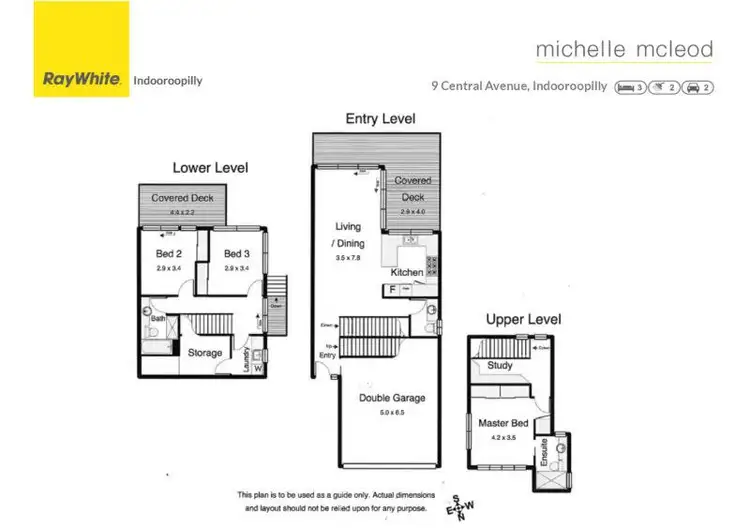Floorplan of Homely house listing, 9 Central Avenue, Indooroopilly QLD 4068