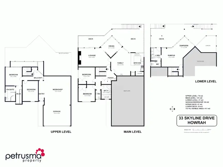 Floorplan of Homely house listing, 33 Skyline Drive, Howrah TAS 7018