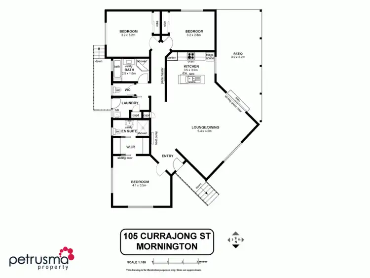 Floorplan of Homely house listing, 105 Currajong Street, Mornington TAS 7018