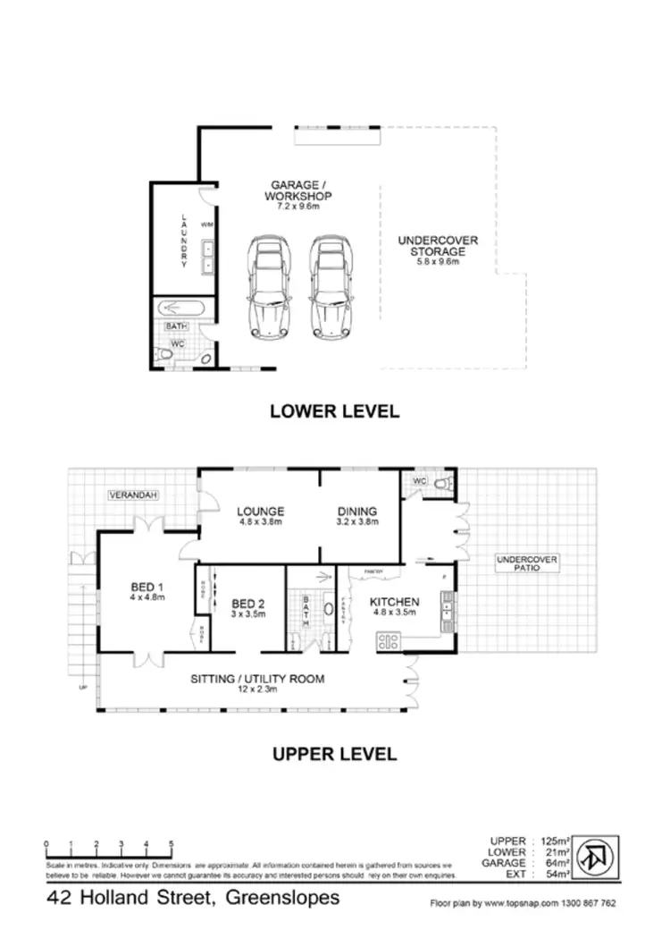 Floorplan of Homely house listing, 42 Holland Street, Greenslopes QLD 4120