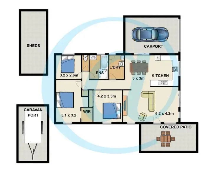 Floorplan of Homely house listing, Address available on request