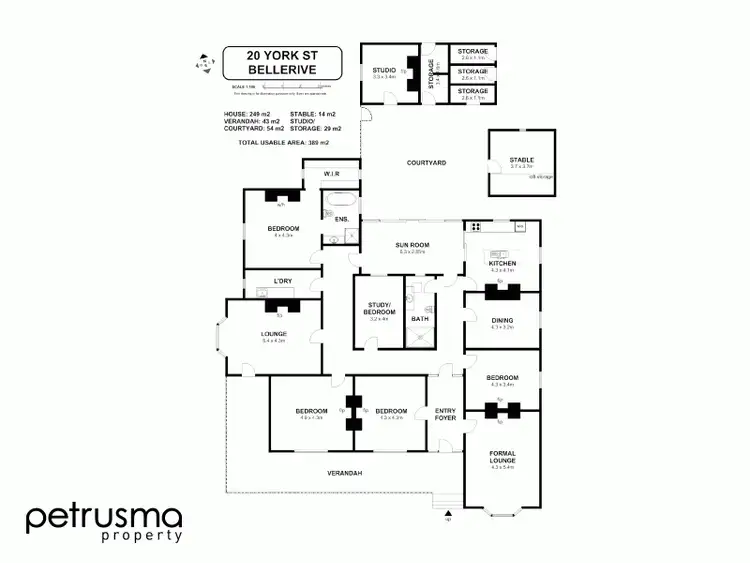 Floorplan of Homely house listing, 20 York Street, Bellerive TAS 7018