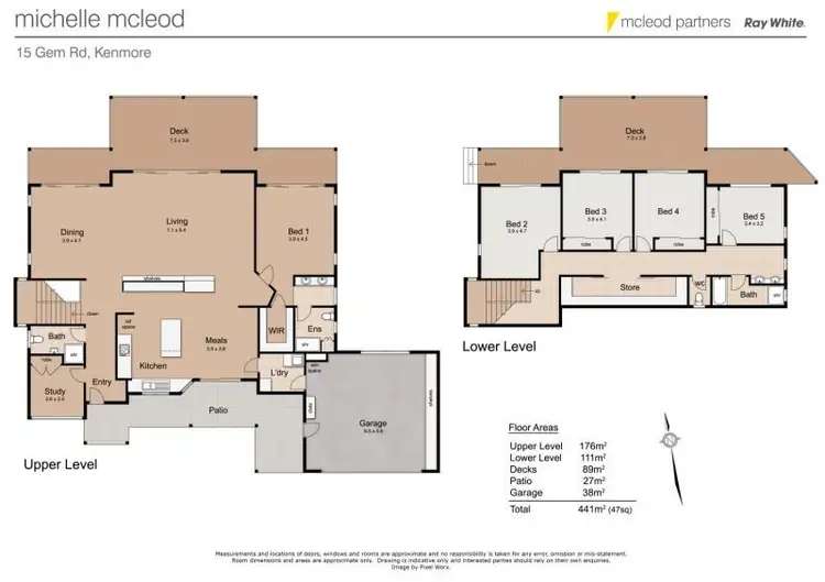 Floorplan of Homely house listing, 15 Gem Road, Kenmore QLD 4069