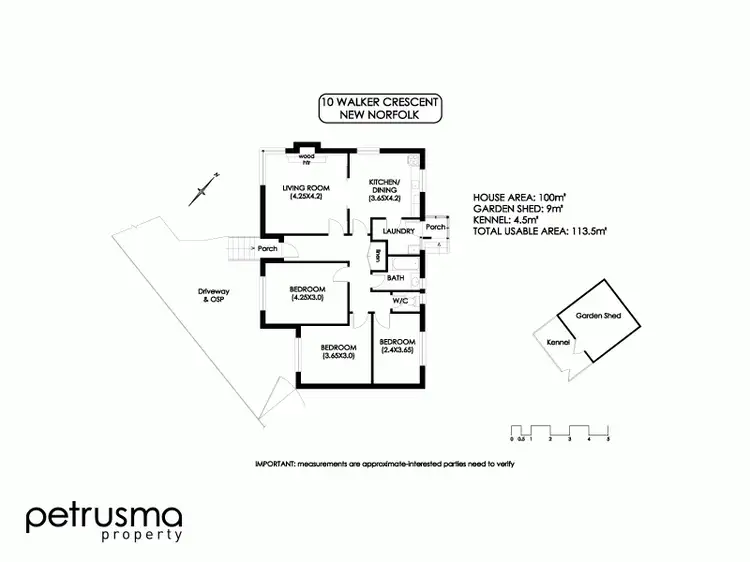 Floorplan of Homely house listing, 10 Walker Crescent, New Norfolk TAS 7140