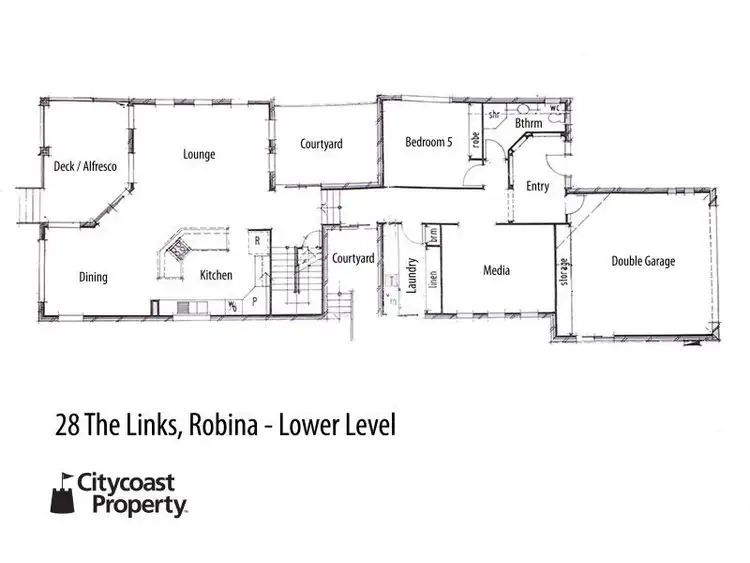 Floorplan of Homely house listing, 28 The Links, Robina QLD 4226