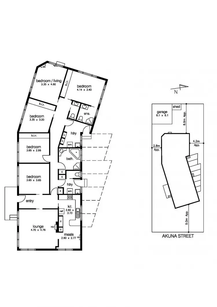Floorplan of Homely house listing, 15 Akuna Street, Altona VIC 3018