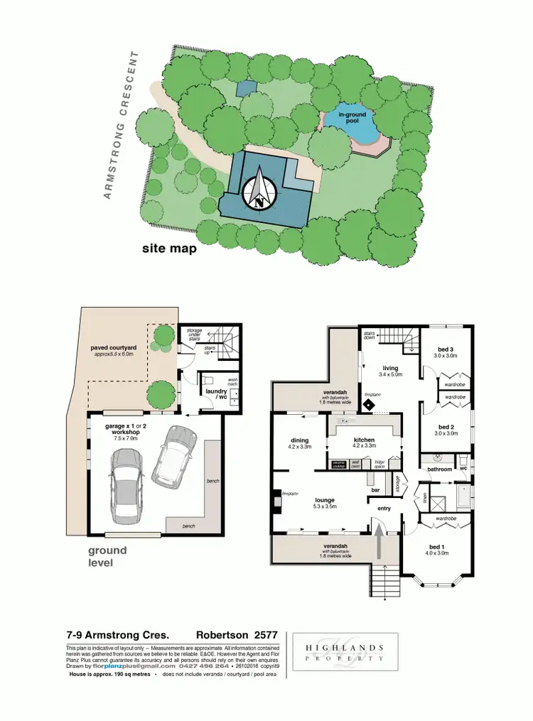 Floorplan of Homely house listing, 7-9 Armstrong Crescent, Robertson NSW 2577