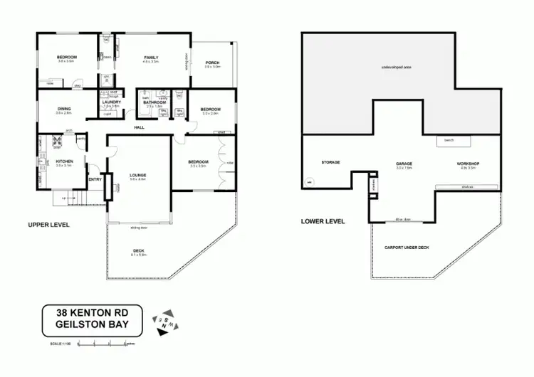 Floorplan of Homely house listing, 38 Kenton Road, Geilston Bay TAS 7015
