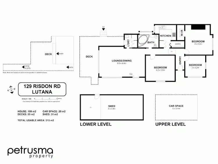 Floorplan of Homely house listing, 129 Risdon Road, Lutana TAS 7009