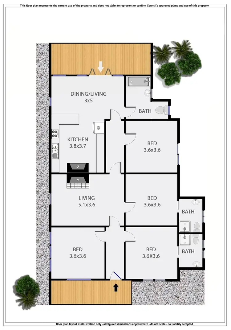 Floorplan of Homely house listing, 56 Butler Street, Byron Bay NSW 2481