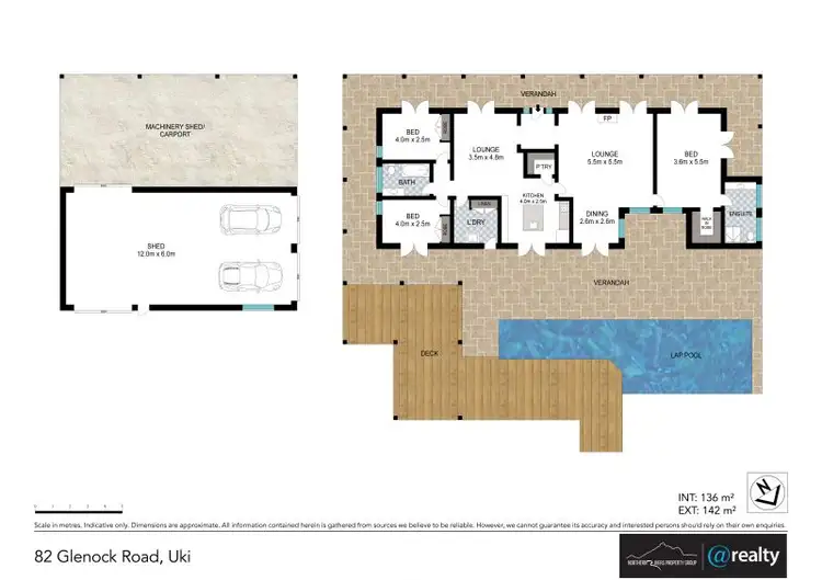 Floorplan of Homely rural property listing, 82 Glenock Road, Dum Dum NSW 2484