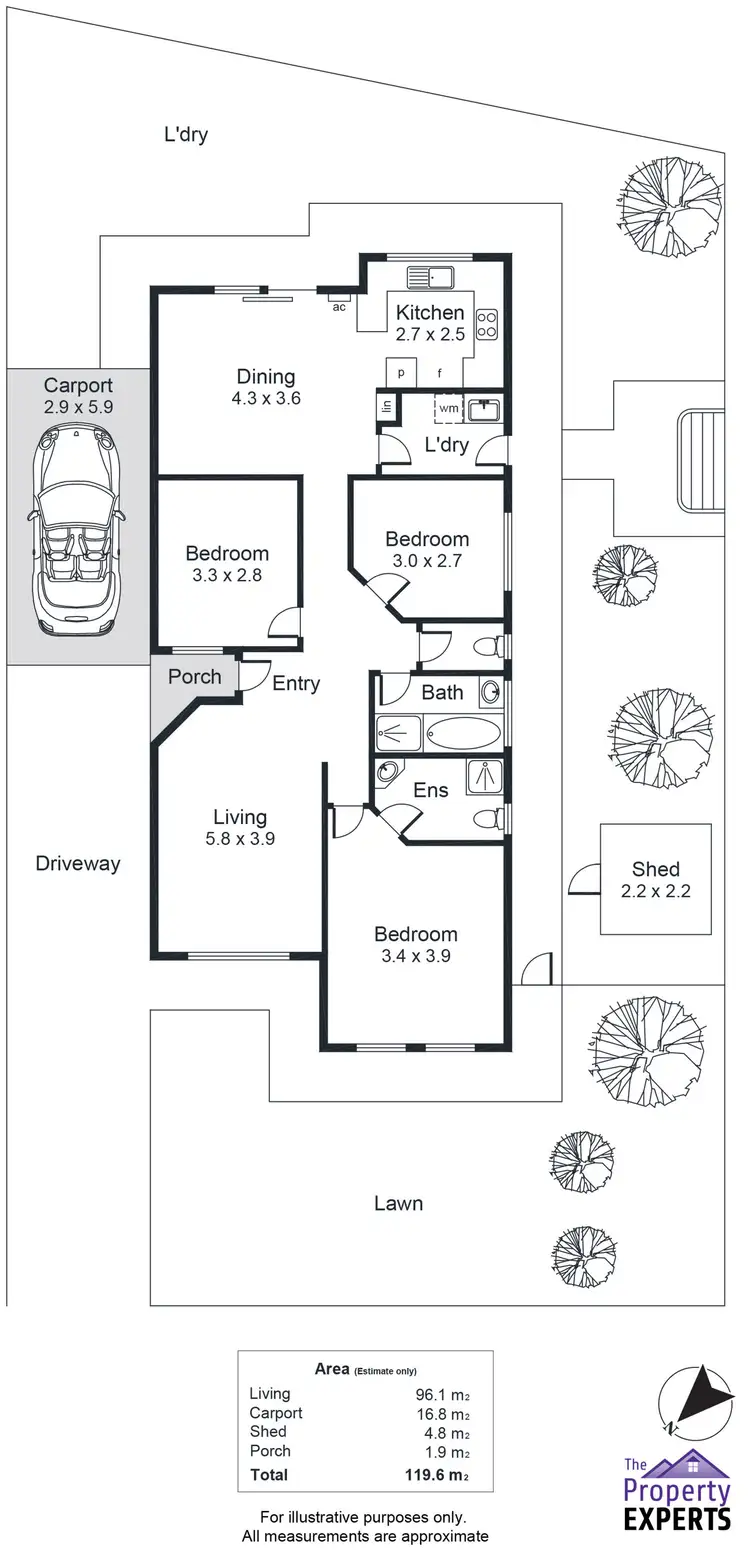 Floorplan of Homely unit listing, 2/31 Siegersdorf Crescent, Old Reynella SA 5161