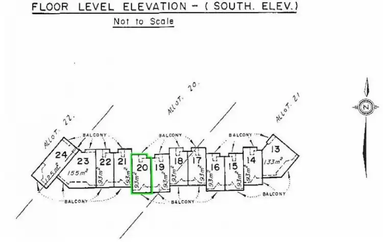 Floorplan of Homely unit listing, 20/13-15 Hale Street, North Ward QLD 4810