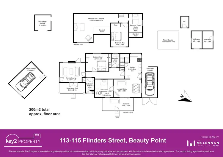 Floorplan of Homely house listing, 113-115 Flinders Street, Beauty Point TAS 7270