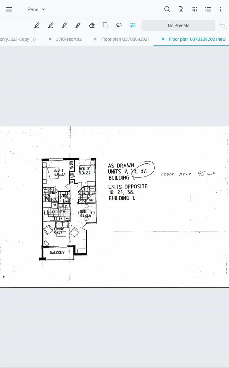 Floorplan of Homely apartment listing, 37/49 Peninsular Drive, Surfers Paradise QLD 4217