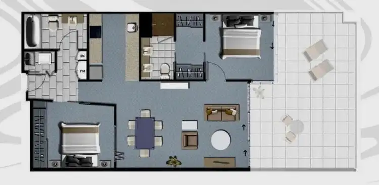 Floorplan of Homely apartment listing, 114/430 Marine Parade, Biggera Waters QLD 4216