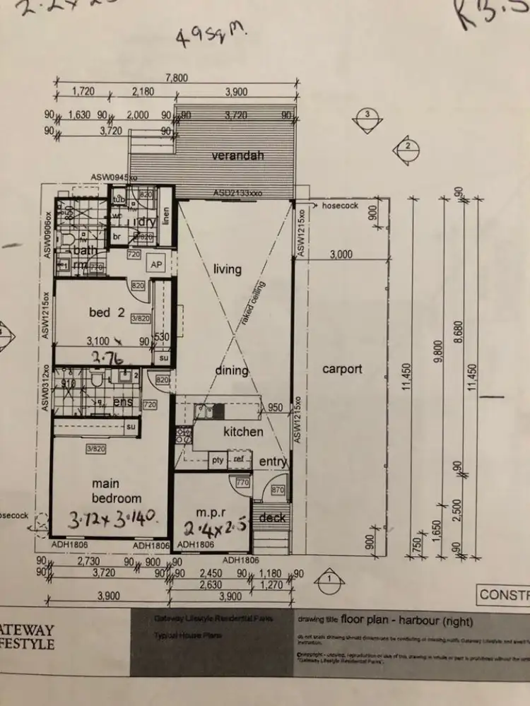 Floorplan of Homely villa listing, 151 Mopoke Avenue/69 Light Street, Casino NSW 2470
