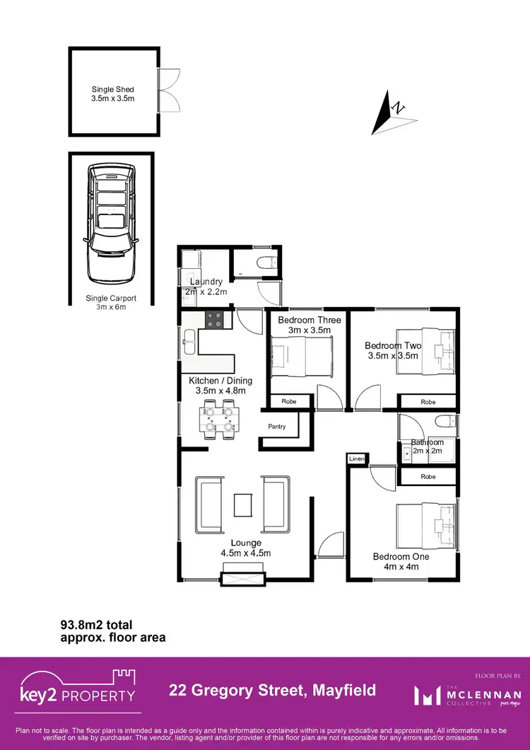 Floorplan of Homely house listing, 22 Gregory Street, Mayfield TAS 7248