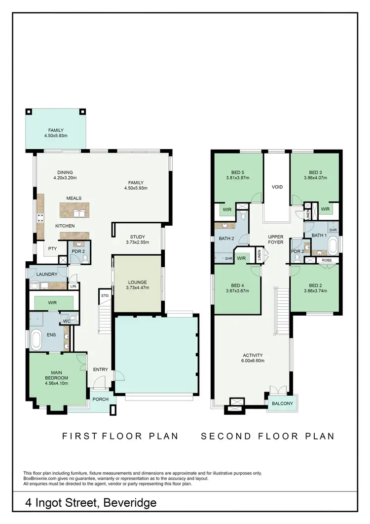Floorplan of Homely house listing, 4 Ingot Street, Beveridge VIC 3753