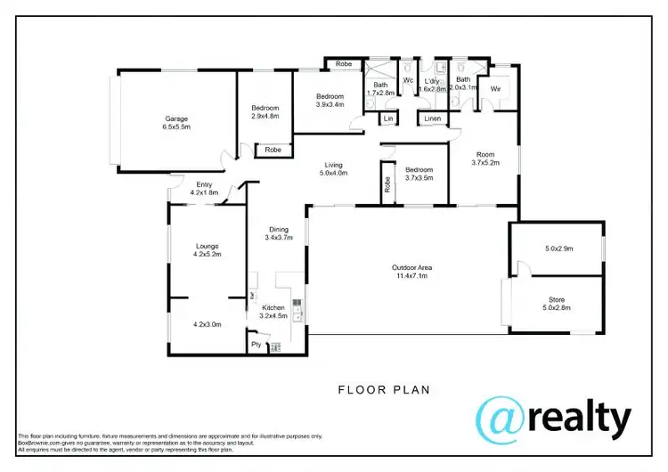 Floorplan of Homely house listing, 2 Gatsby Court, Alexandra Hills QLD 4161