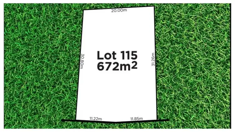 Floorplan of Homely land listing, 42 Owl Drive, Murray Bridge SA 5253