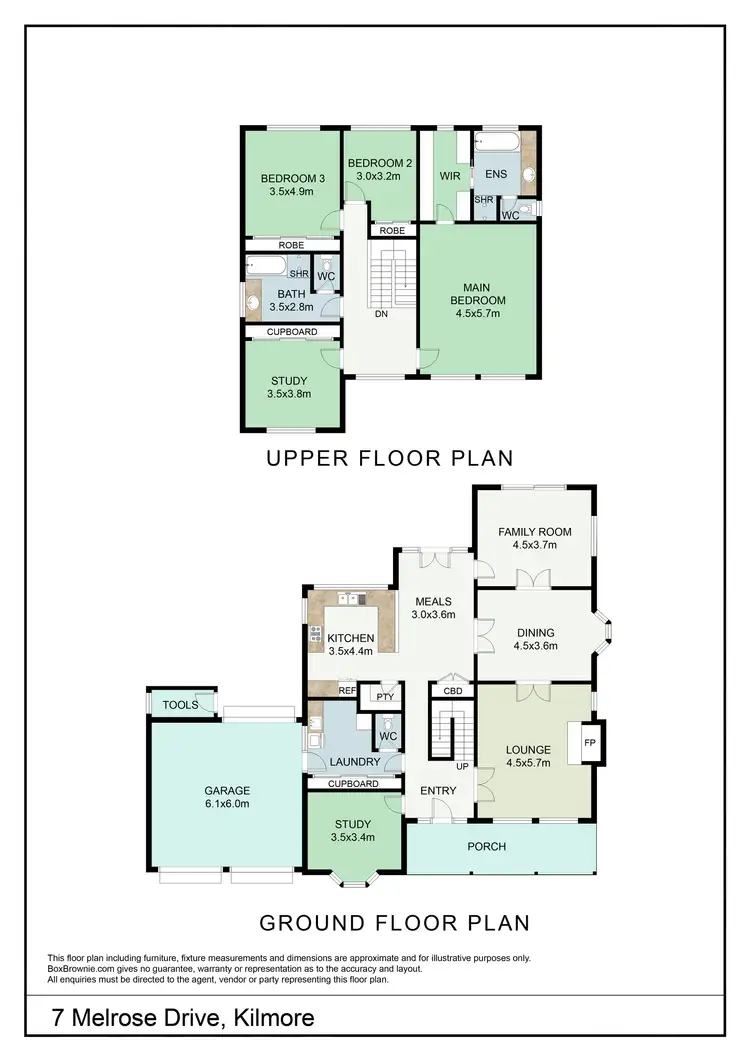 Floorplan of Homely house listing, 7 Melrose Drive, Kilmore VIC 3764