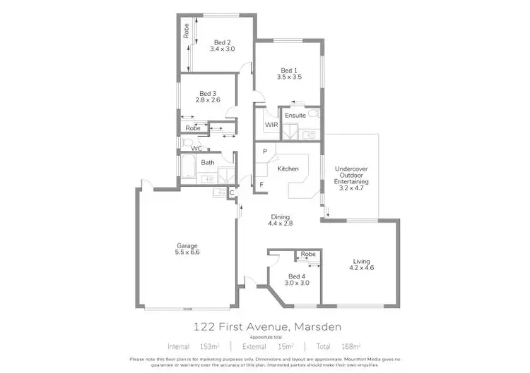 Floorplan of Homely house listing, 122 First Avenue, Marsden QLD 4132