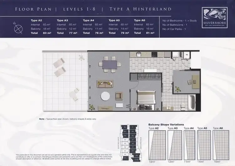 Floorplan of Homely apartment listing, 503/430 Marine Parade, Biggera Waters QLD 4216