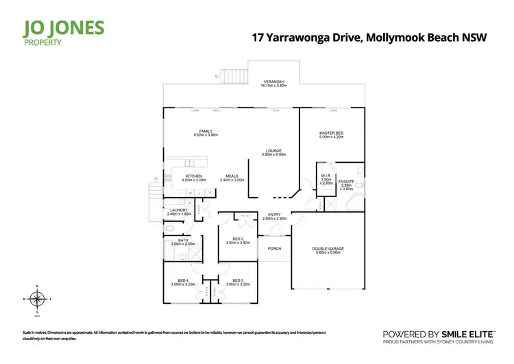 Floorplan of Homely house listing, 17 Yarrawonga Drive, Mollymook Beach NSW 2539