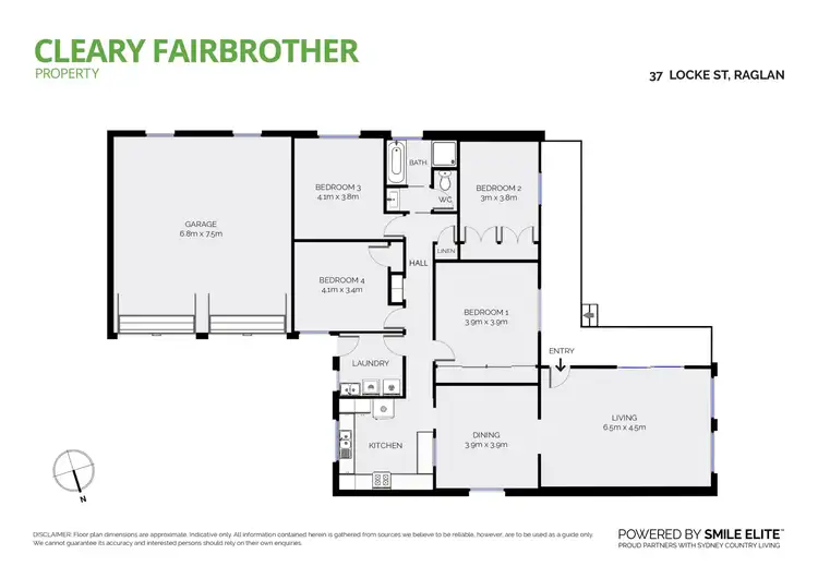 Floorplan of Homely house listing, 37 Locke Street, Raglan NSW 2795