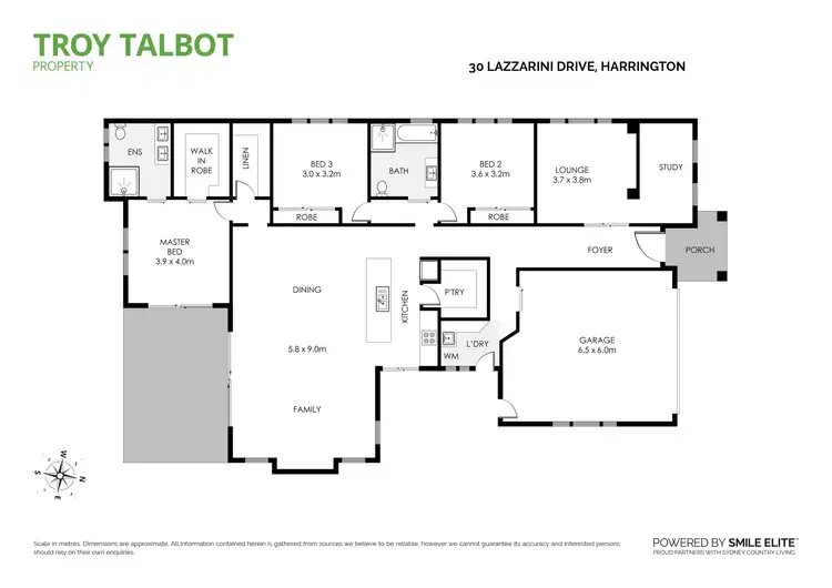 Floorplan of Homely house listing, 30 Lazzarini Drive, Harrington NSW 2427