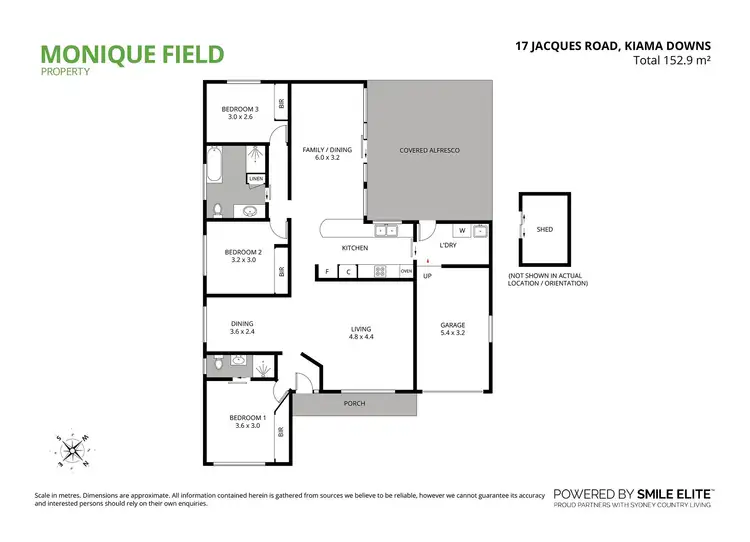 Floorplan of Homely house listing, 17 Jacques Road, Kiama Downs NSW 2533
