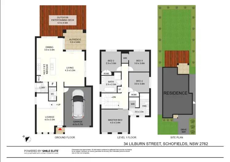 Floorplan of Homely house listing, 34 Lilburn Street, Schofields NSW 2762