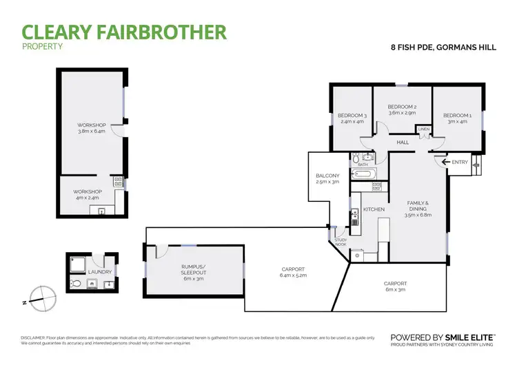 Floorplan of Homely house listing, 8 Fish Parade, Gormans Hill NSW 2795