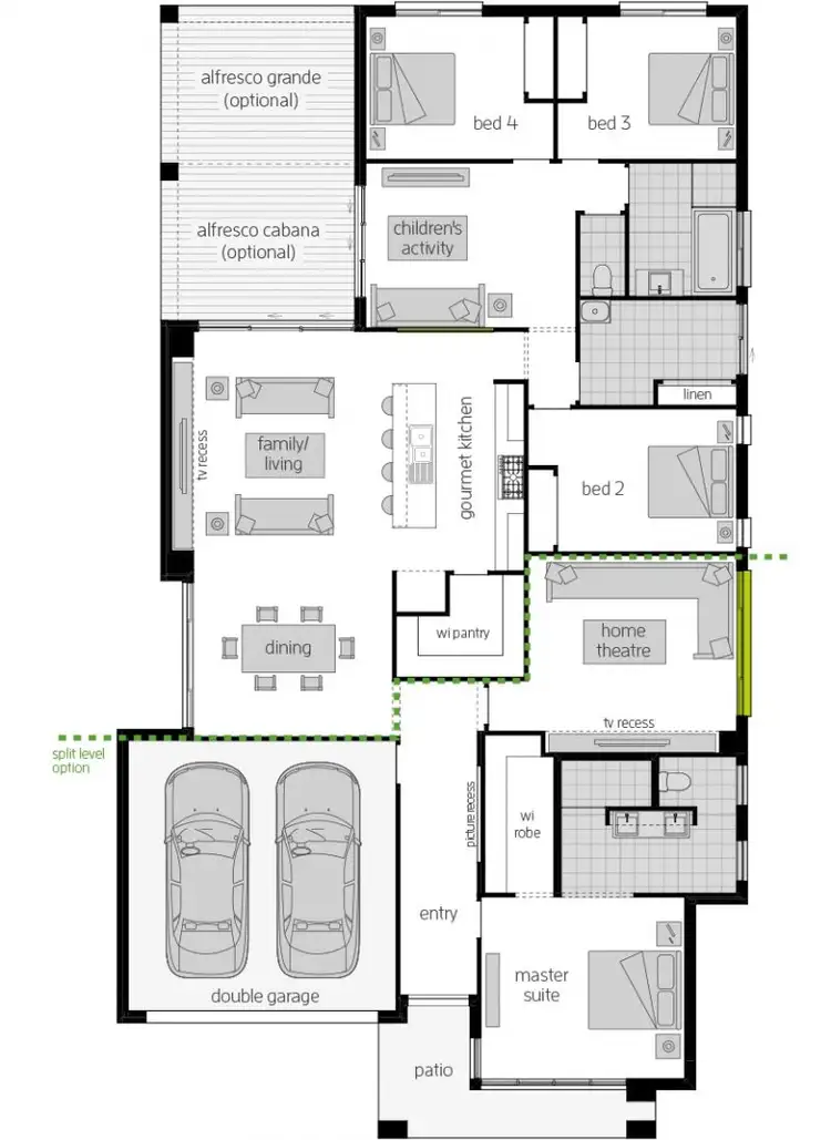 Floorplan of Homely house listing, 45 Seaside Drive, Lake Cathie NSW 2445