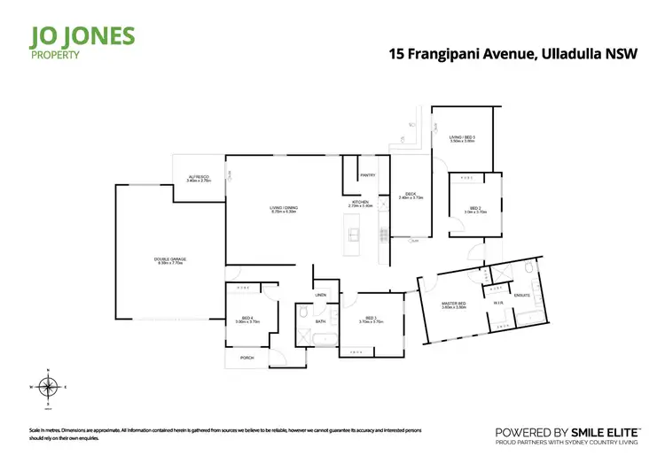 Floorplan of Homely house listing, 15 Frangipani Avenue, Ulladulla NSW 2539