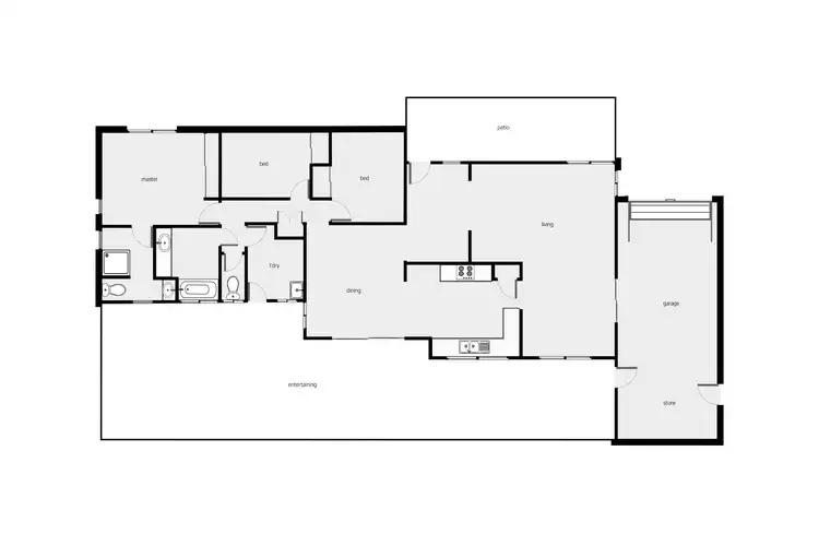 Floorplan of Homely house listing, 13-15 Bellbird Street, Bayview Heights QLD 4868
