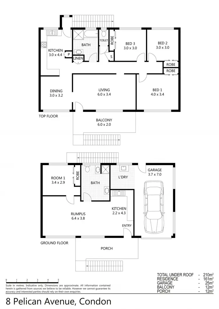 Floorplan of Homely house listing, 8 Pelican Avenue, Condon QLD 4815