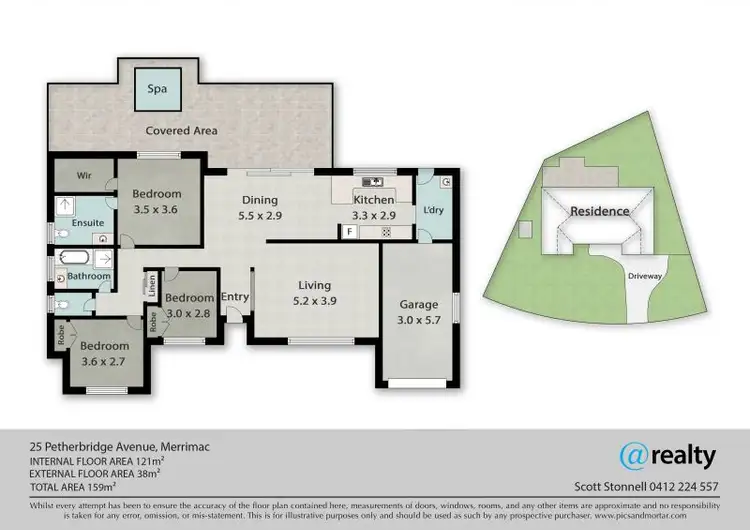 Floorplan of Homely house listing, 25 Petherbridge Avenue, Merrimac QLD 4226