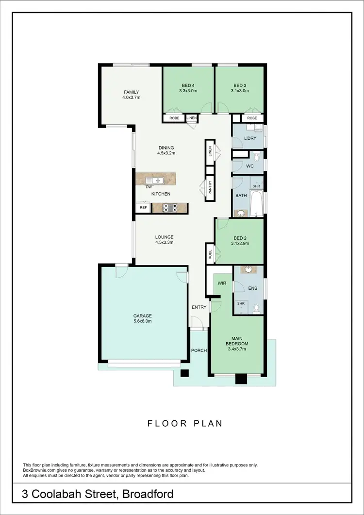 Floorplan of Homely house listing, 3 Coolabah Street, Broadford VIC 3658