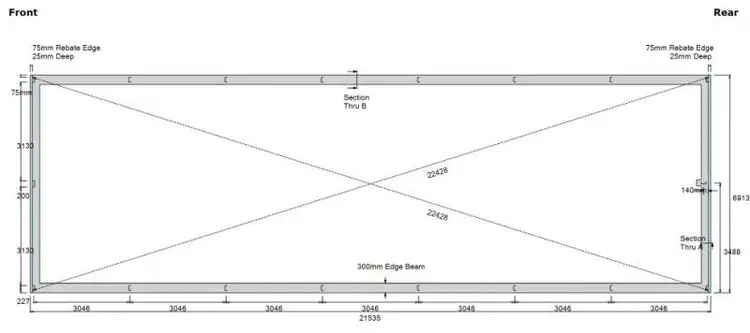 Floorplan of Homely land listing, 26-28 Cumberland Street, Kookynie WA 6431