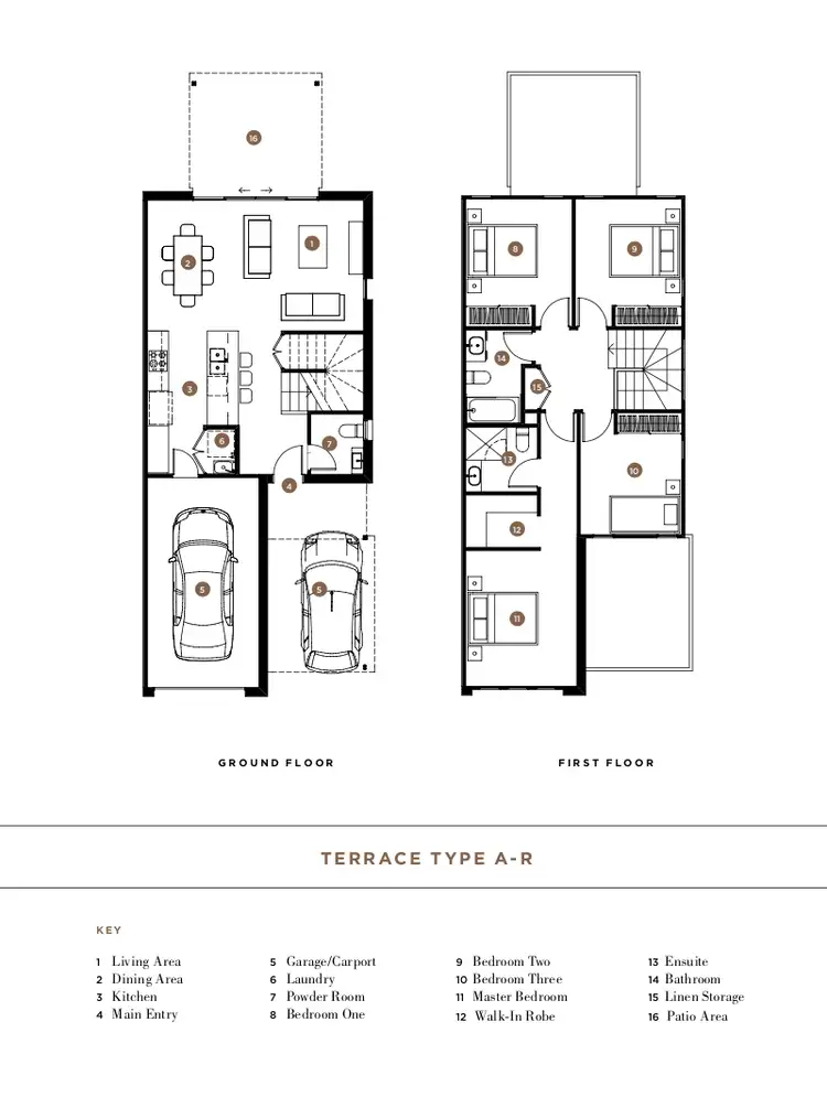 Floorplan of Homely townhouse listing, 55/46-48 Clover Way, Mudgeeraba QLD 4213