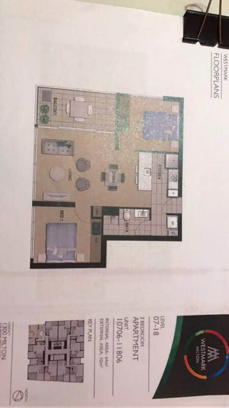 Floorplan of Homely apartment listing, 22-36 Railway Terrace, Milton QLD 4064