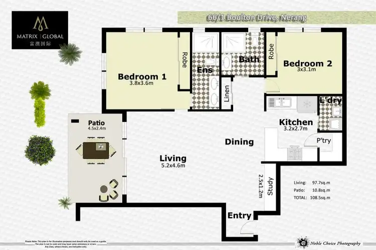 Floorplan of Homely apartment listing, 66/1 Boulton Drive, Nerang QLD 4211