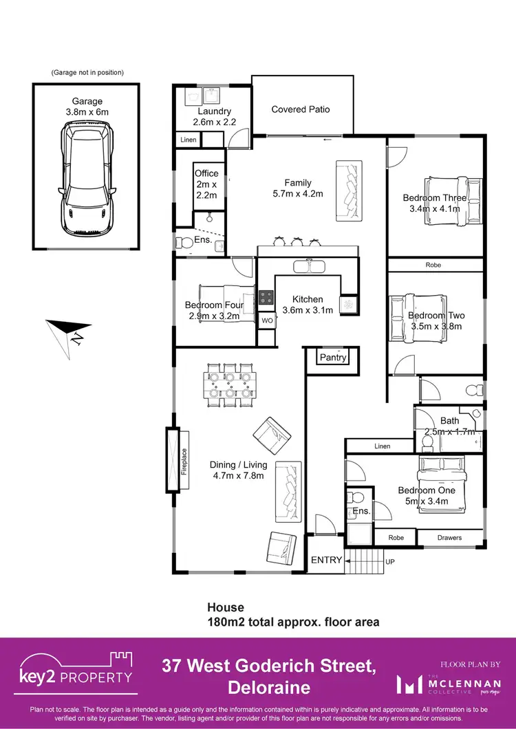 Floorplan of Homely house listing, 37 West Goderich Street, Deloraine TAS 7304