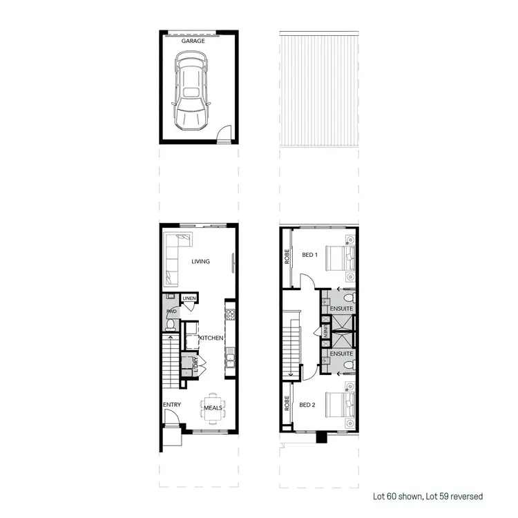 Floorplan of Homely townhouse listing, Lot 59 Wanderer Circuit, Wollert VIC 3750