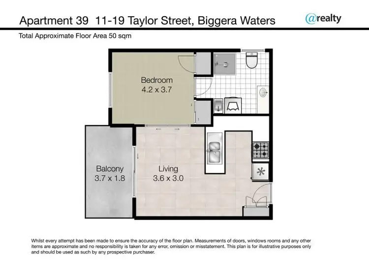 Floorplan of Homely unit listing, 39/11 Taylor Street, Biggera Waters QLD 4216